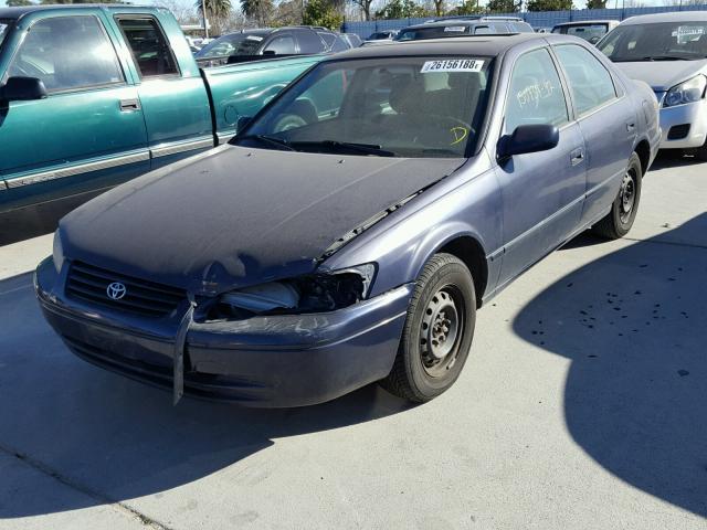 JT2BG22K0V0062559 - 1997 TOYOTA CAMRY LE BLUE photo 2