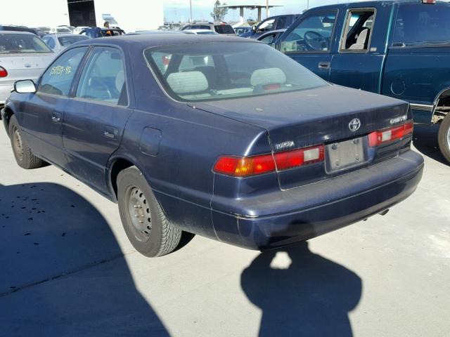 JT2BG22K0V0062559 - 1997 TOYOTA CAMRY LE BLUE photo 3