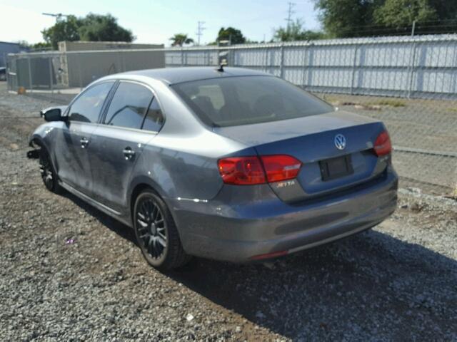 3VWDZ7AJ2BM311904 - 2011 VOLKSWAGEN JETTA GRAY photo 3