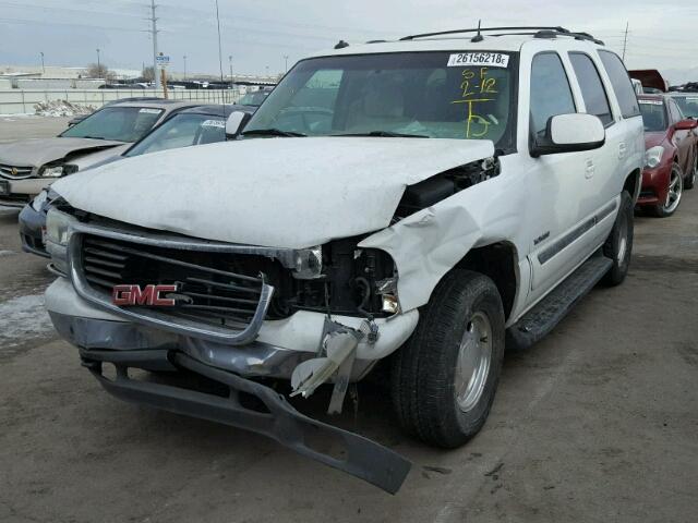 1GKEK13T93J242512 - 2003 GMC YUKON WHITE photo 2