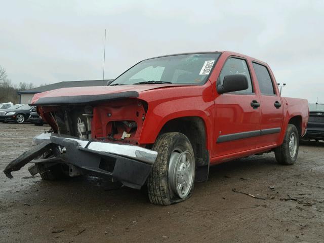 1GTCS139778107730 - 2007 GMC CANYON RED photo 2