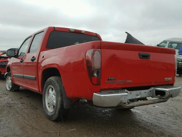 1GTCS139778107730 - 2007 GMC CANYON RED photo 3