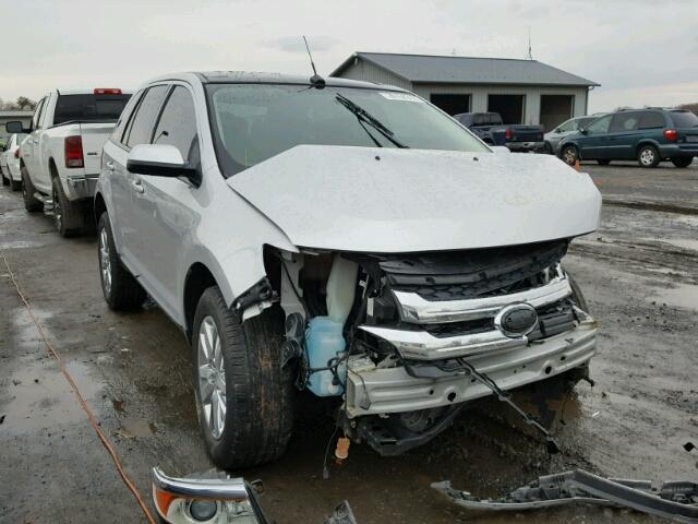 2FMDK4JC8CBA25335 - 2012 FORD EDGE SEL SILVER photo 1