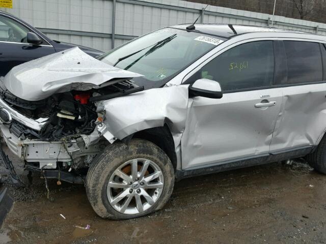 2FMDK4JC8CBA25335 - 2012 FORD EDGE SEL SILVER photo 9