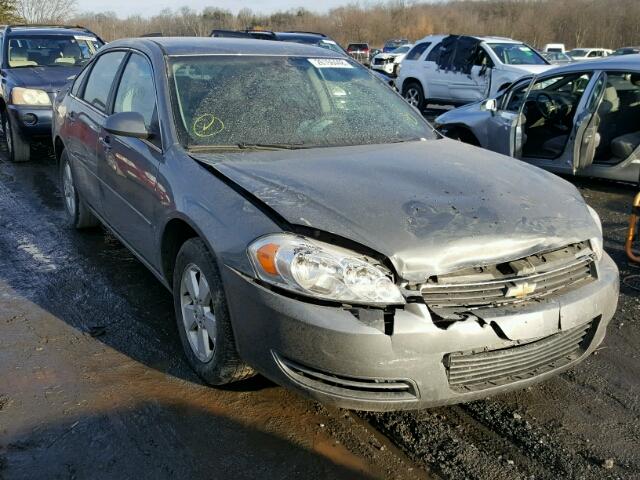 2G1WT58K081251873 - 2008 CHEVROLET IMPALA LT CHARCOAL photo 1