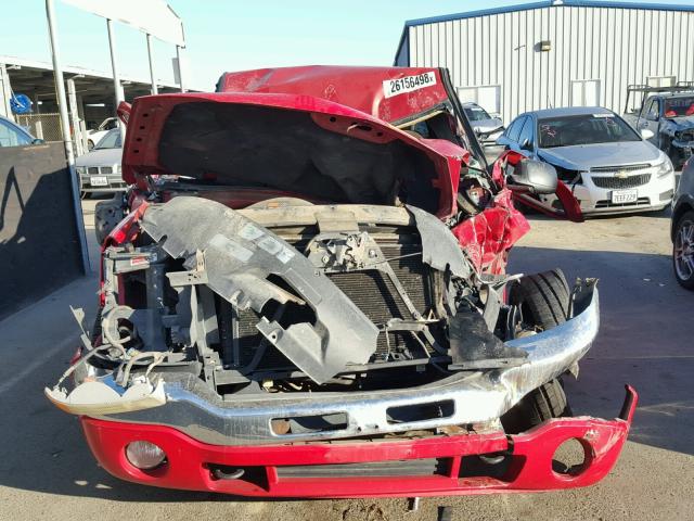 2GTEC19V831258499 - 2003 GMC NEW SIERRA RED photo 9