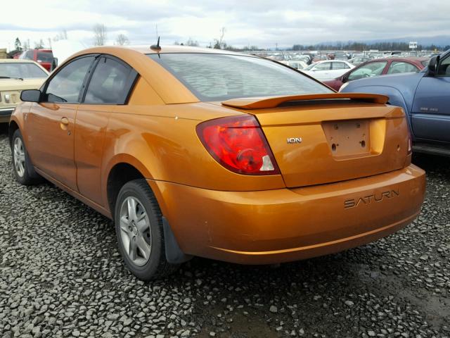 1G8AM15F86Z125371 - 2006 SATURN ION LEVEL ORANGE photo 3