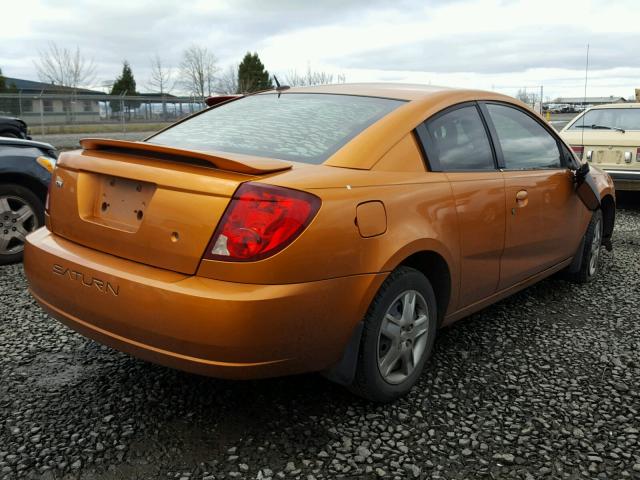 1G8AM15F86Z125371 - 2006 SATURN ION LEVEL ORANGE photo 4