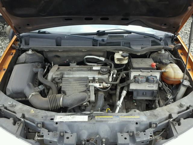 1G8AM15F86Z125371 - 2006 SATURN ION LEVEL ORANGE photo 7