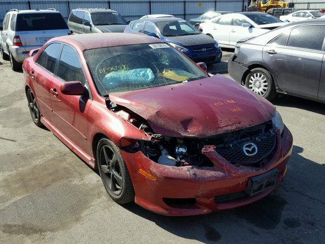 1YVFP80C845N20500 - 2004 MAZDA 6 I RED photo 1