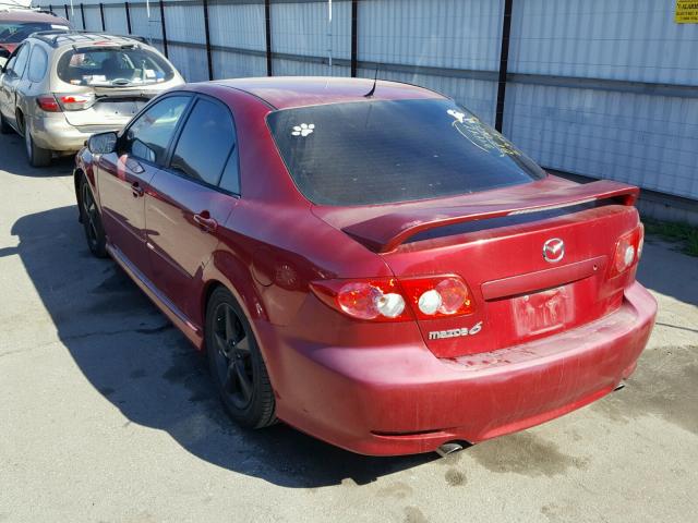 1YVFP80C845N20500 - 2004 MAZDA 6 I RED photo 3