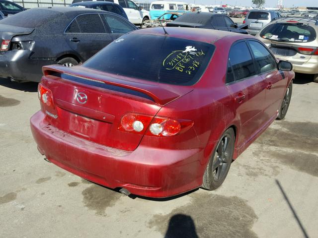 1YVFP80C845N20500 - 2004 MAZDA 6 I Красный фото 4