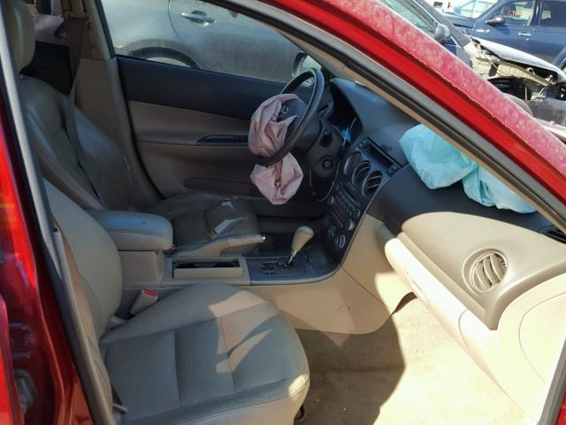 1YVFP80C845N20500 - 2004 MAZDA 6 I RED photo 5