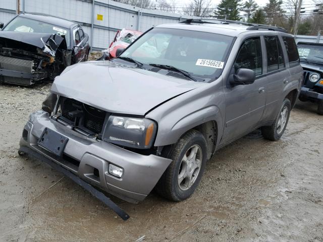 1GNDT33S892109208 - 2009 CHEVROLET TRAILBLAZE GRAY photo 2