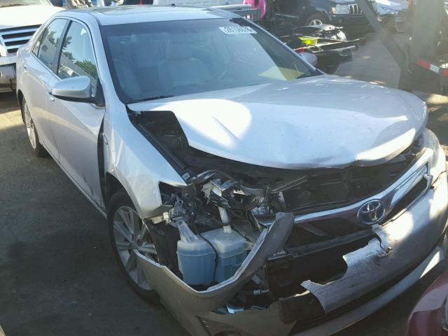 4T1BD1FKXCU005016 - 2012 TOYOTA CAMRY HYBR SILVER photo 1