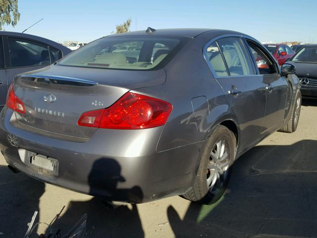 JNKBV61E67M721903 - 2007 INFINITI G35 SILVER photo 4