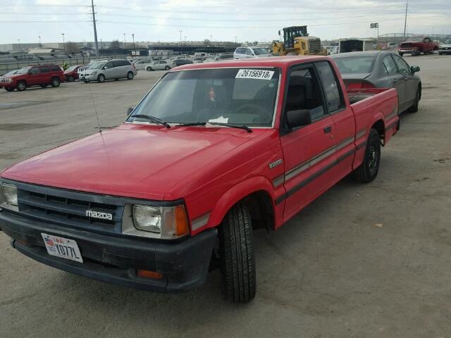 JM2UF323XN0287066 - 1992 MAZDA B2200 CAB RED photo 2