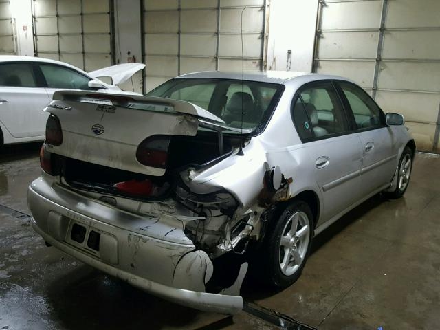 1G1NE52J02M657363 - 2002 CHEVROLET MALIBU LS ვერცხლისფერი ფოტო 4