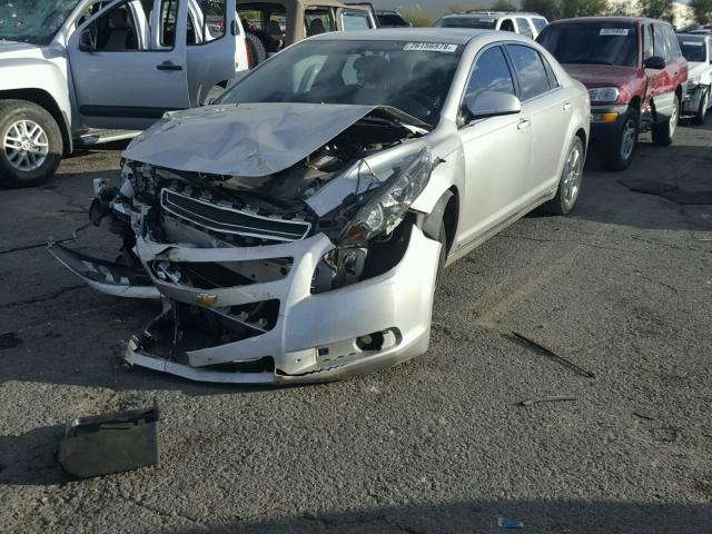 1G1ZH57B18F231270 - 2008 CHEVROLET MALIBU 1LT SILVER photo 2