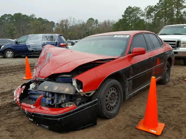 2G1WF55E259267317 - 2005 CHEVROLET IMPALA TWO TONE photo 2