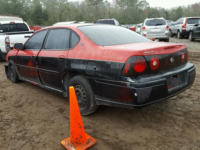 2G1WF55E259267317 - 2005 CHEVROLET IMPALA TWO TONE photo 3