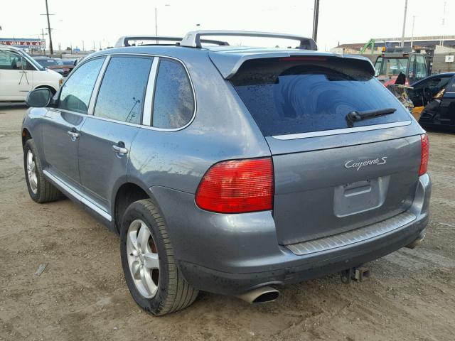 WP1AB29P64LA62127 - 2004 PORSCHE CAYENNE S GRAY photo 3