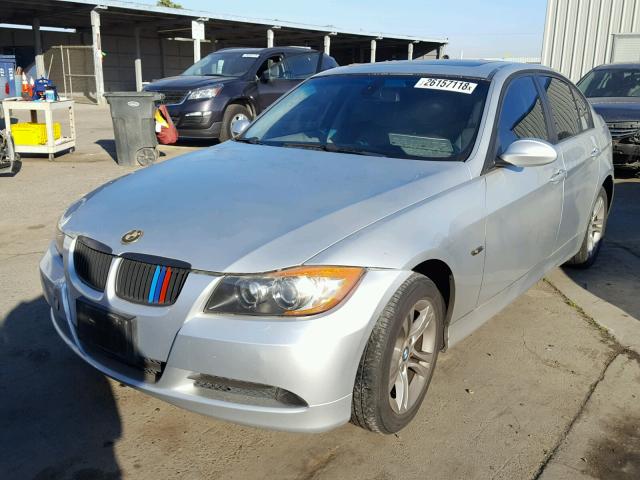 WBAVB13516PT15979 - 2006 BMW 325 I SILVER photo 2