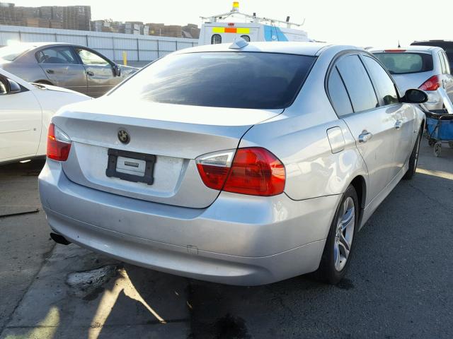 WBAVB13516PT15979 - 2006 BMW 325 I SILVER photo 4