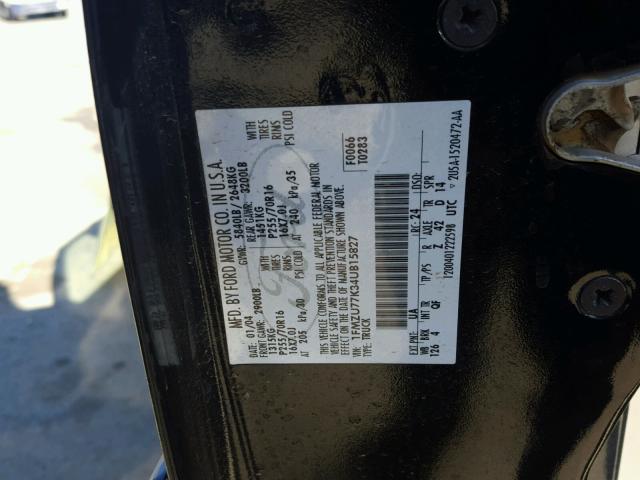 1FMZU77K34UB15827 - 2004 FORD EXPLORER S BLACK photo 10