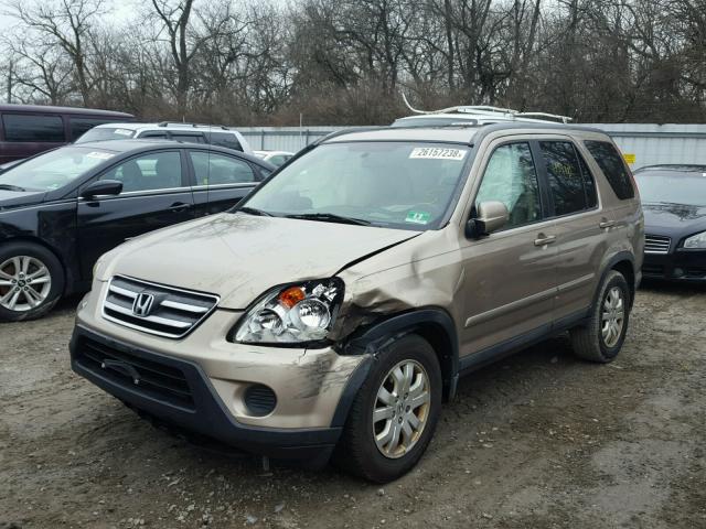 SHSRD78946U432472 - 2006 HONDA CR-V SE TAN photo 2