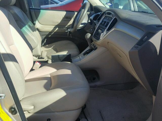 JTEGP21A870132510 - 2007 TOYOTA HIGHLANDER GOLD photo 5