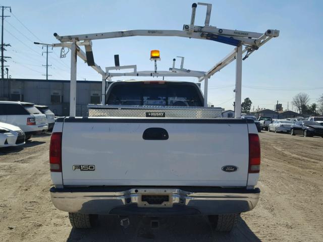 1FTRX18L4YNC26158 - 2000 FORD F150 WHITE photo 9