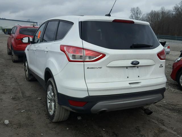 1FMCU9GXXGUC89346 - 2016 FORD ESCAPE SE WHITE photo 3