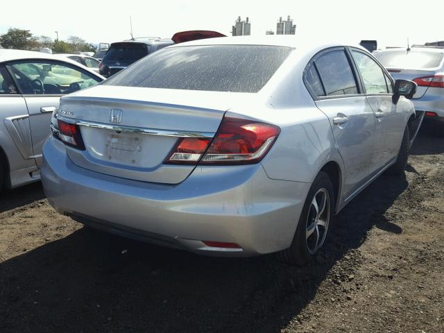 2HGFB2F73FH557544 - 2015 HONDA CIVIC SE SILVER photo 4