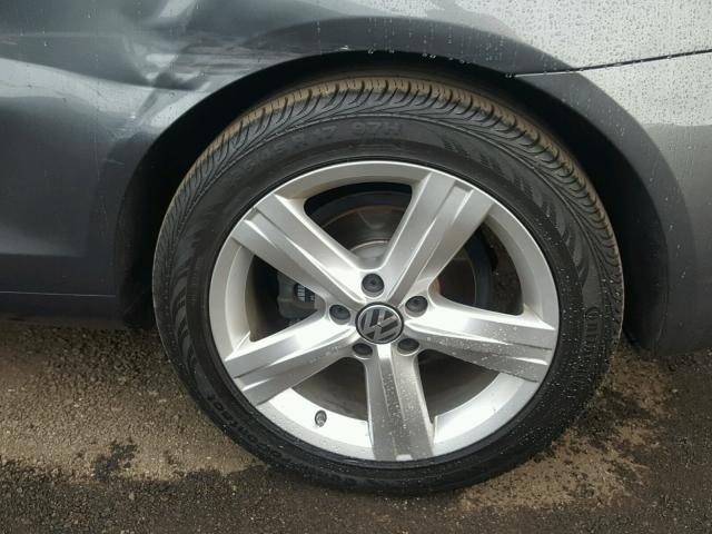 WVWFW7AH4CV021995 - 2012 VOLKSWAGEN EOS LUX Графитовый фото 9