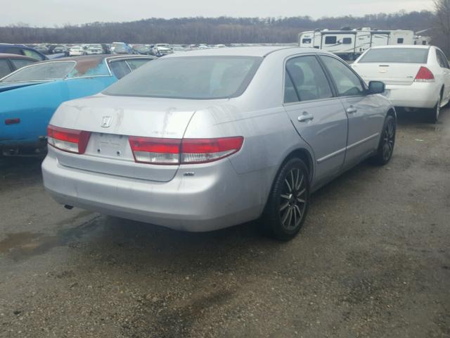 1HGCM66354A062520 - 2004 HONDA ACCORD LX SILVER photo 4