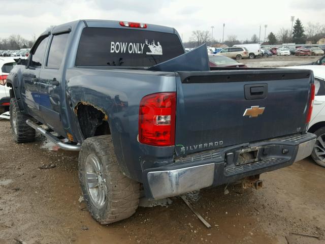 2GCEK13C071559011 - 2007 CHEVROLET SILVERADO BLUE photo 3