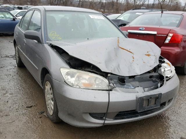 2HGES16594H622396 - 2004 HONDA CIVIC LX GRAY photo 1