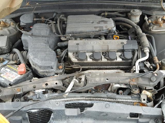 2HGES16594H622396 - 2004 HONDA CIVIC LX GRAY photo 7