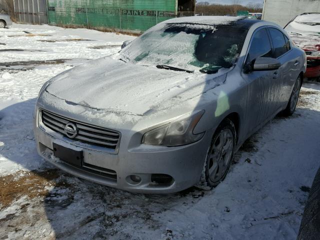 1N4AA5AP2DC813778 - 2013 NISSAN MAXIMA S SILVER photo 2