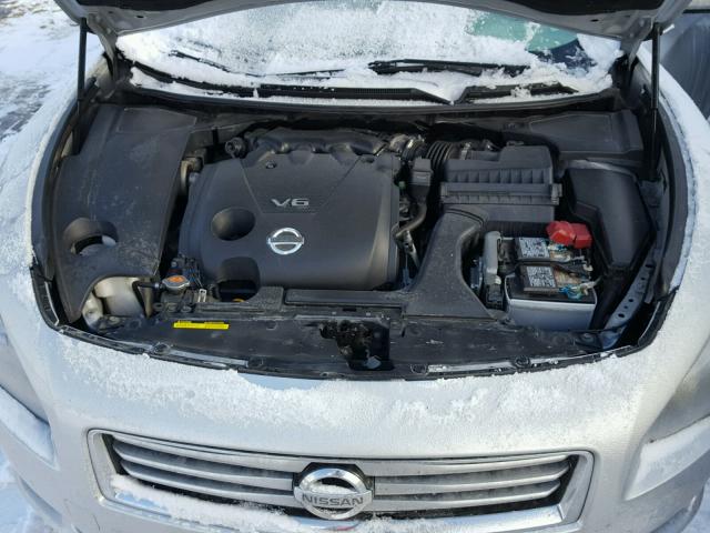 1N4AA5AP2DC813778 - 2013 NISSAN MAXIMA S SILVER photo 7