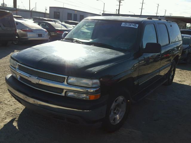 3GNEC16T11G158632 - 2001 CHEVROLET SUBURBAN C BLACK photo 2