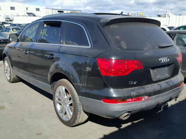 WA1BV74L07D091453 - 2007 AUDI Q7 4.2 QUA BLACK photo 3