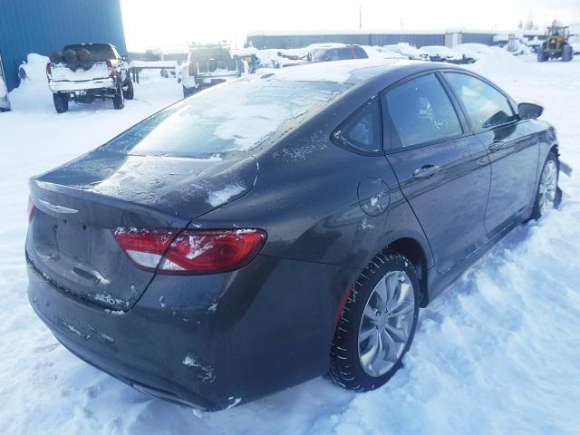 1C3CCCDG9FN740353 - 2015 CHRYSLER 200 S GRAY photo 4