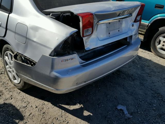 2HGES26833H512040 - 2003 HONDA CIVIC EX SILVER photo 9