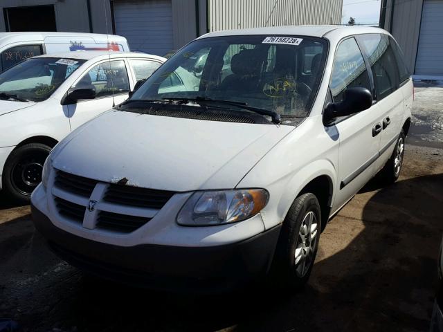 1D8GP25E76B692444 - 2006 DODGE CARAVAN SE WHITE photo 2