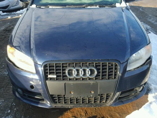 WAUBF78E86A258525 - 2006 AUDI A4 S-LINE BLUE photo 9