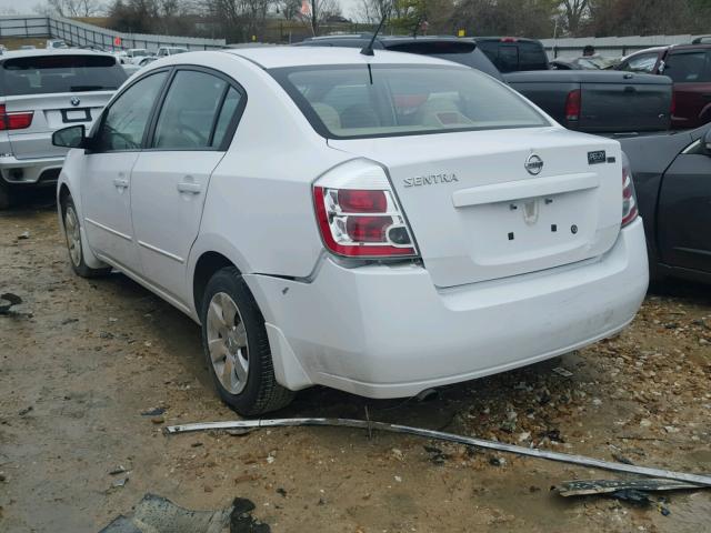 3N1AB61E89L641203 - 2009 NISSAN SENTRA 2.0 WHITE photo 3