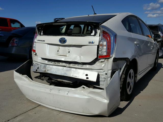 JTDKN3DU7D0347971 - 2013 TOYOTA PRIUS WHITE photo 9