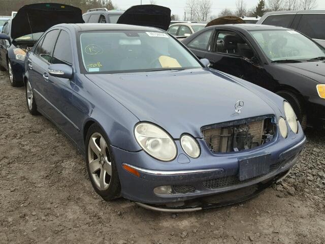 WDBUF70J63A168532 - 2003 MERCEDES-BENZ E 500 BLUE photo 1